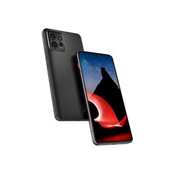 Motorola ThinkPhone - 5G smartphone - double SIM - RAM 8 Go / Mémoire interne 256 Go - écran pOLED - 6.6" - 2400 x 1080 pixels (144 Hz) - 3 x caméras arrière 50 MP, 13 MP - front camera 32 MP - noir de charbon - 1