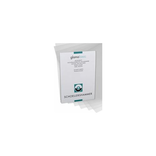 SCHÖLLERSHAMMER Bloc papier calque, A4, 80 g/m2