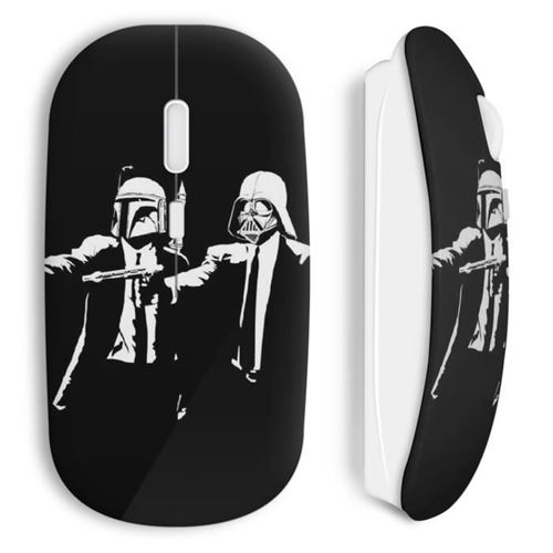 MANIACASE Souris Sans Fil Star Wars Pulp Fiction ()