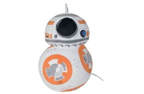 Grande peluche - bb-8 - 46 cm - star wars - personnage disney - doudou enfant - adulte - collectionneur