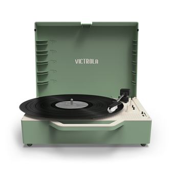 Platine vinyle victrola re-spin eco conçue vert