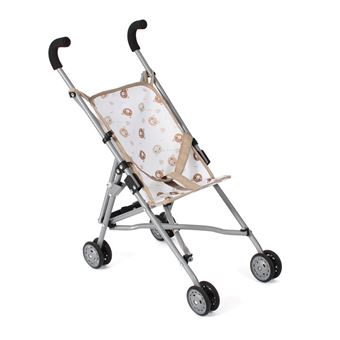 Petite poussette de jogging LOLA Rose et Bleu Papillons pour poupée Petite poussette de jogging LOLA Rose et Bleu Papillons pour poupée
