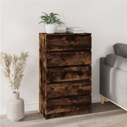 VIDAXL - Commode - Chêne - 60x36x103 cm - Image 3