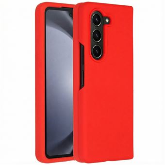 Coque pour Samsung Galaxy Z Fold 5 en silicone Rouge Accezz - 1