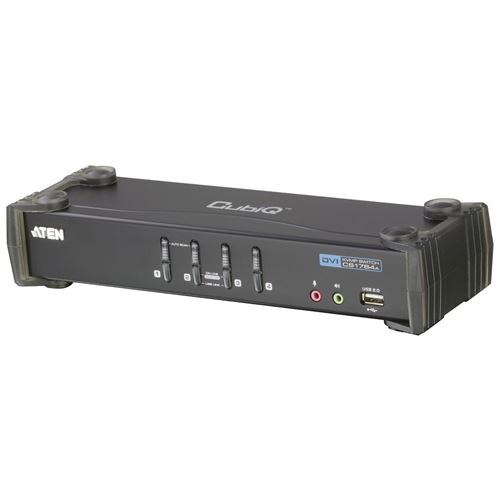 ATEN CubiQ CS1764A - KVM / audioschakelaar - 4 poorten - desktop