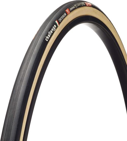 Challenge 00125 Pneu Mixte Adulte, Noir, 700 x 25 mm