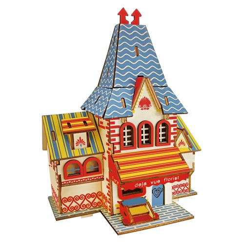 Puzzle 3D 59 pièces - Rencontrez le fleuriste