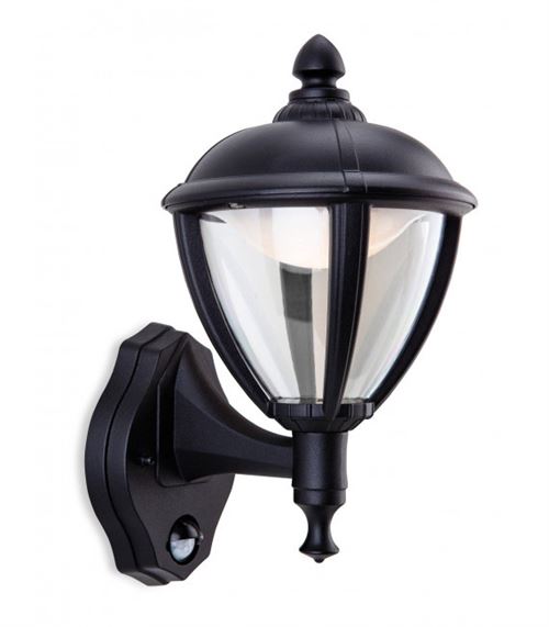 Applique Unite LED avec détecteur, noir