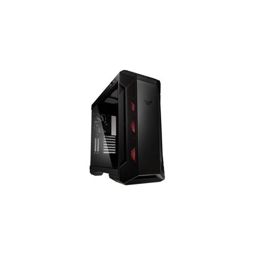 ASUS TUF Gaming GT501 - Tour - ATX - panneau latéral fenêtré - noir - USB/Audio
