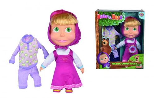 masha poupee musicale pyjama 30cm
