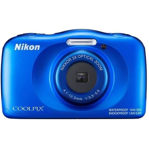 Nikon Coolpix W150Vqa111Ea - 13Mp Cmos -3X, 2,7 - Qvga, 1080P - Water Proof - Shock Proof - WiFi