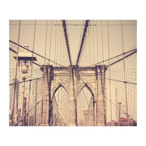 Tableau Glass'Art - 100 x 120 cm - Brooklyn Bridge