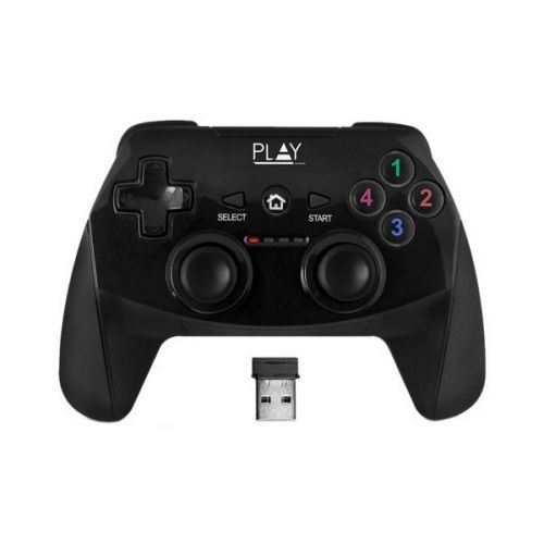 Ewent PL3331 - Spelpad - 13 knoppen - draadloos - 2.4 GHz - zwart - voor PC, Sony PlayStation 3