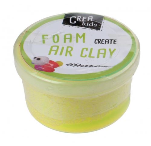 Johntoy Crea Kids mastic 6,5 cm jaune vif