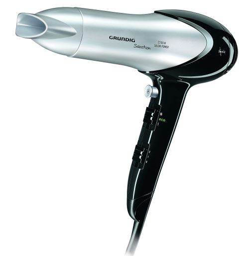 Grundig Sèche-cheveux Ionique Noir/Argent 2200 W