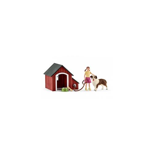 Schleich Figurine 42376 Animal de la ferme Niche Neuf - vue 6