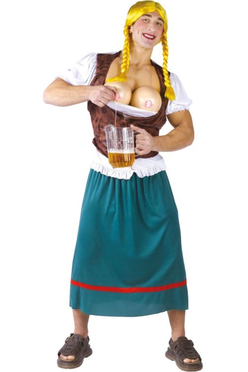 Costume Big Bavaroise Avec Robinets Homme - Bleu