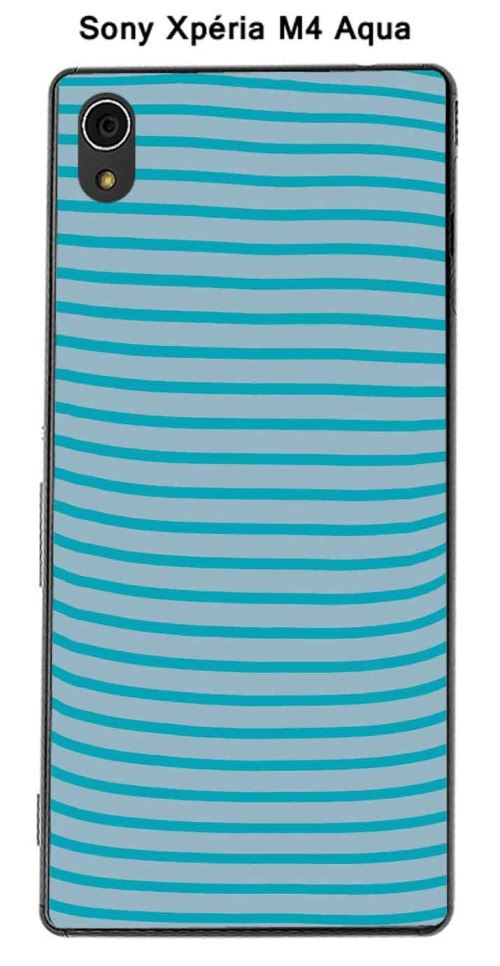 Coque Marinière-E pour Sony Xpéria M4 Aqua