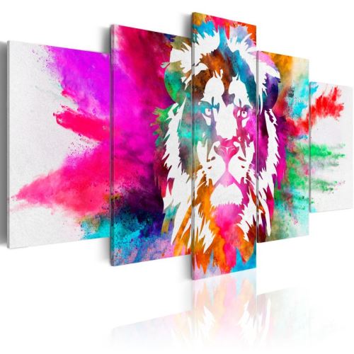 Tableau - Colours of the King .Taille : 200x100