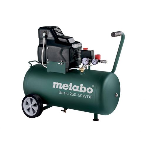 Soldes Metabo - Compresseur basic 1.5 kW 8 bar 120 l/min cuve 50 l - Basic 250-50 W OF