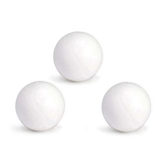 par 10 Balles Baby Foot Plastique Jaune