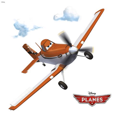 Komar 16401 Paquet Disney Planes Freestyle fenêtre deco autocollant Motif – Multicolore (9)