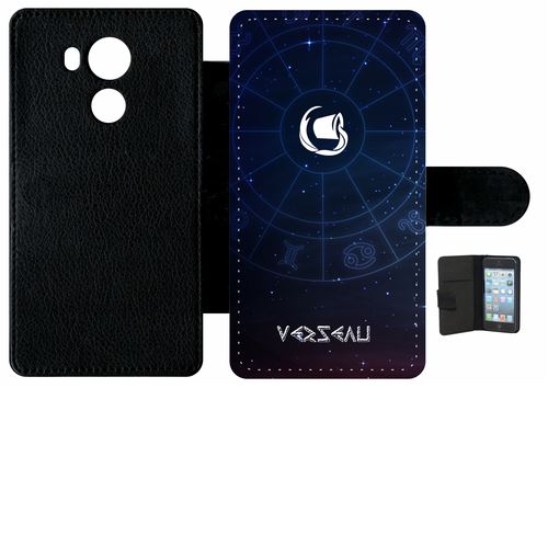 Etui À Rabat Huawei Mate 8 Signe Astrologique Verseau