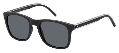 Tommy Hilfiger lunettes de soleil TH 1493/S 807 53IR hommes noir/transparent