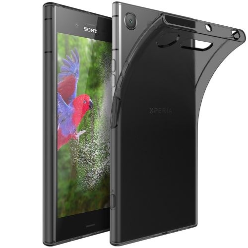Housse pour Sony Xperia XZ1 Mini Etui Housse pour Coque de protection Ultra Fine Silicone TPU Gel [Jelly - Noir] - ADVANSIA