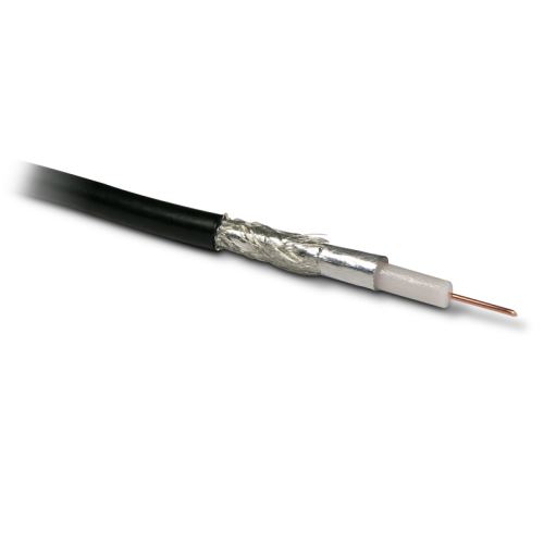 Connectique Audio / Vidéo Metronic Cable Coaxial Noir - 25M