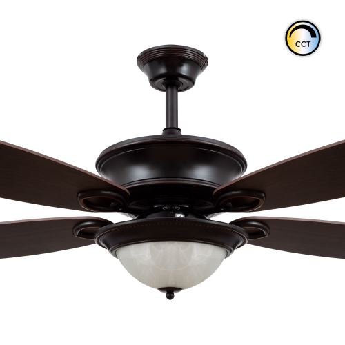 Ventilateur De Plafond Led Vintage Avec Cct Selectionnable 20w