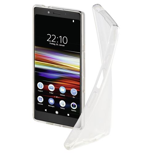 Hama Essential Line Crystal Clear - Achterzijde behuizing voor mobiele telefoon - thermoplastic polyurethaan (TPU) - transparant - voor Sony XPERIA L3