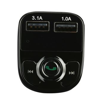 Mains Libres Bluetooth Chargeur Allume Cigare Transmetteur Fm