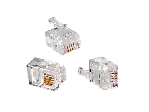 Broche ADSL câble téléphonique RJ11 6P4C Maclean MCTV-665