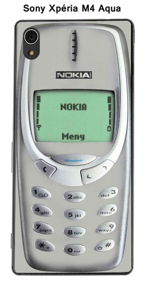 Coque Nokia 3310 Glacier Gray pour Sony Xpéria M4 Aqua
