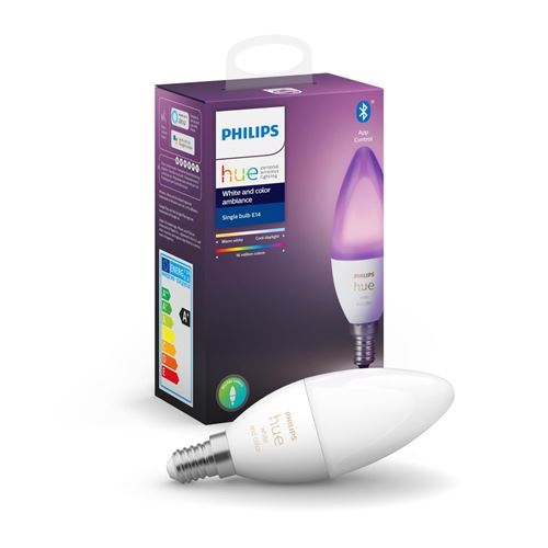 Ampoule connectée Philips Hue White & Color E14