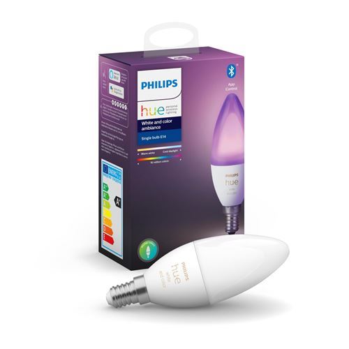 Ampoule connectée Philips Hue White Color E14