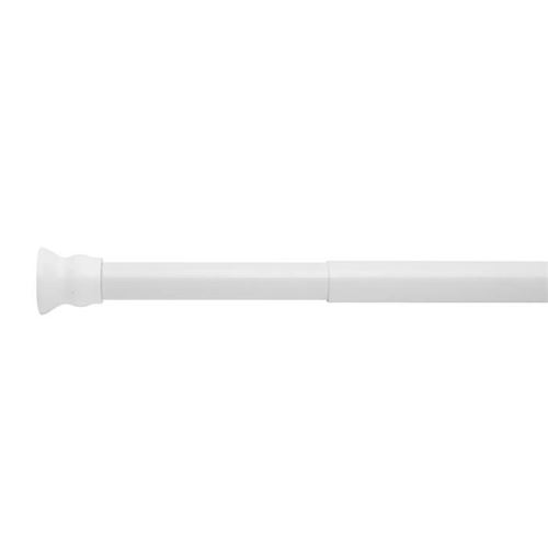 RIDDER Tringle de rideau de douche télescopique 110-185 cm Blanc 55201