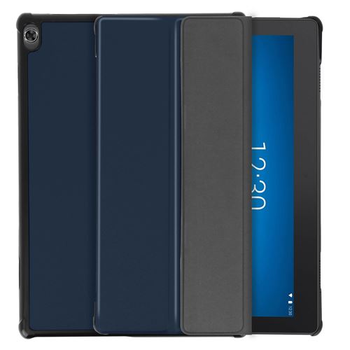 Avizar Étui Pour Lenovo Smart Tab M10 10.1 Support Vidéo et Clavier Design Fin Bleu Nuit