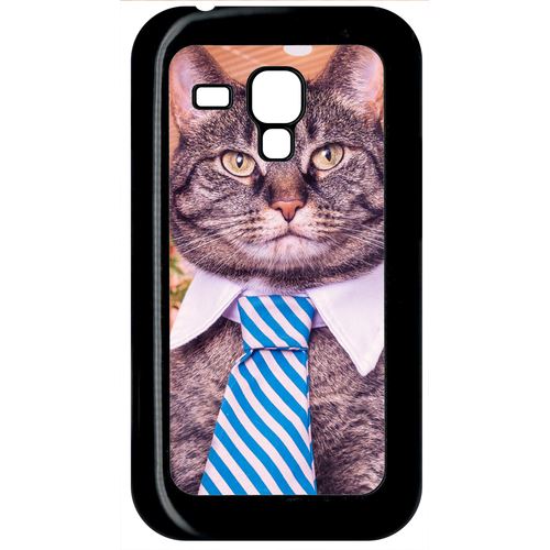 Coque Samsung Galaxy S Duos Chat Cravate