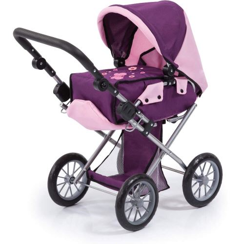 Bayer chariot de poupée City Star 72 violet / rose cm