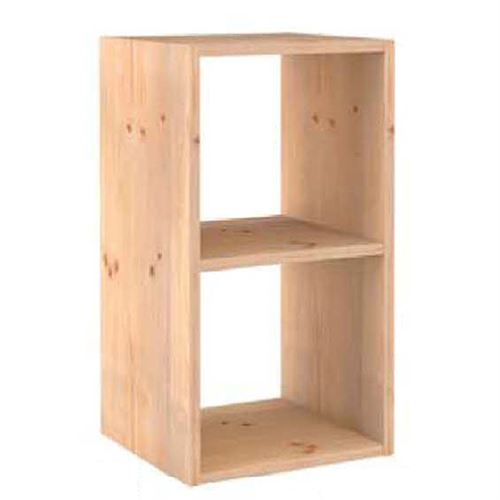 Europe & Nature Etagere 2 Cubes, Bois, 36.8 x 33 x 70.8 cm