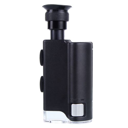 GENERIQUE Hot Mini microscope portable de poche 200X ~ 240X poche LED Lampe Loupe Zoom Pealer283 