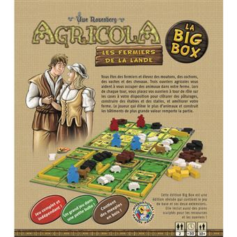 Jeu de stratégie Asmodee Agricola Les Fermiers de la Lande Big Box