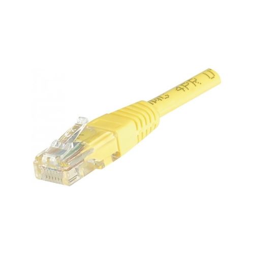 Cordon Patch RJ45 UTP CAT6 Jaune - 1 M
