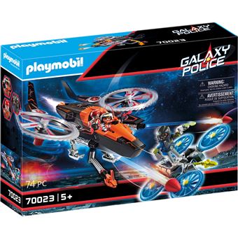 Playmobil Galaxy Police 70023 Hélicoptère et pirates de l'espace