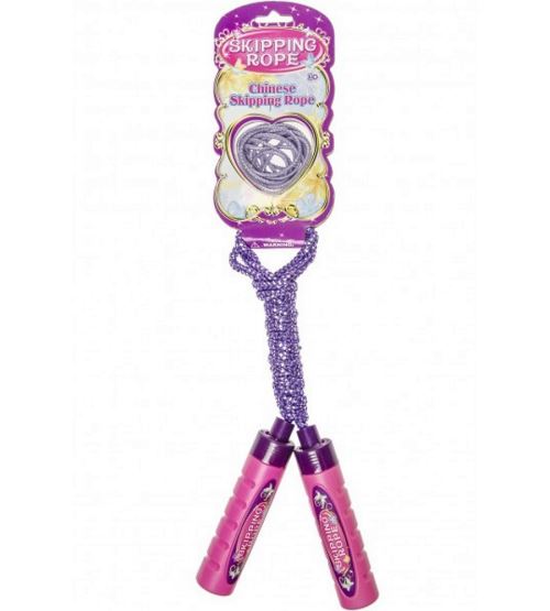 Corde A Sauter Jeu De L Elastique Jouet Rose Violet