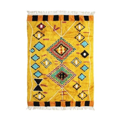 tapis berbere color - 160 x 230 cm - jaune