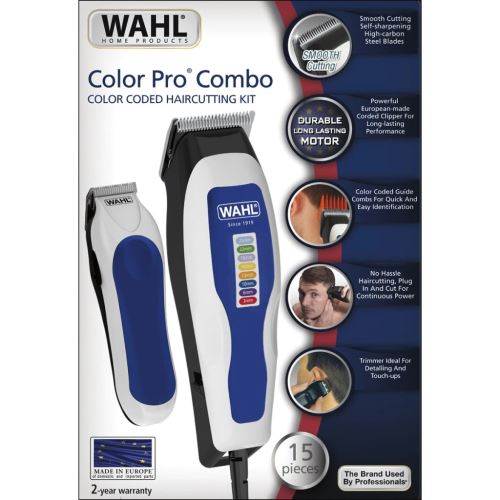 Coffret WAHL - tendeuse à cheveux + tendeuse de précision - Home Pro 100  Combo (15 Pieces)