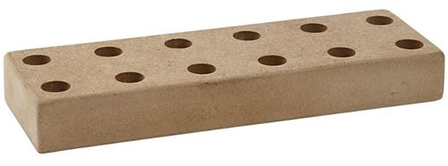 Creotime porte-plume en bois 20 x 6,5 x 2,5 cm